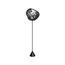 Melt Cone Slim Floor Lamp - Silver