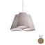 Florinda 3 Suspension Lamp - Pleated Fabric