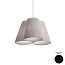 Florinda 3 Suspension Lamp - Pleated Fabric