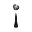 Melt Cone Fat Floor Lamp - Silver With Silver Cone