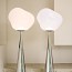 Melt Cone Fat Floor Lamp - Opal With Silver Cone