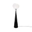 Melt Cone Fat Floor Lamp - Opal With Black Cone