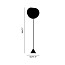 Melt Cone Slim Floor Lamp - Copper