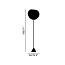 Melt Cone Slim Floor Lamp - Opal