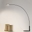 Dip Floor Lamp - Black Marquina Marble Base