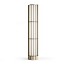 Roma Outdoor Floor Lamp With Base In Travertine