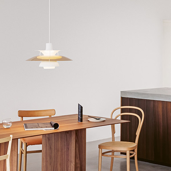 Discover the NEW Louis Poulsen PH 5 Lamp in Copper designed by Poul  Henningsen 