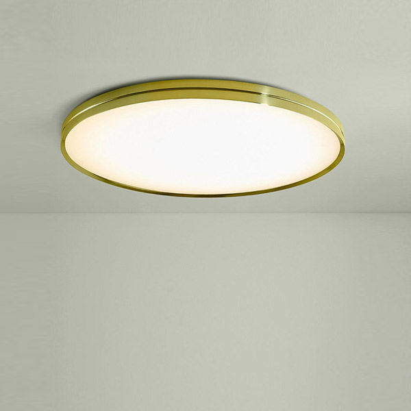 hoe Hoop van ademen White Lite Hole Ceiling Lamp - 90 cm (LED, Push/DALI Dimmable) by B.Lux