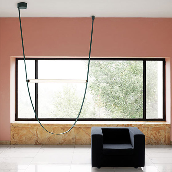 Pink Wireline Suspension Lamp (LED, 1-10, DALI Dimmable)