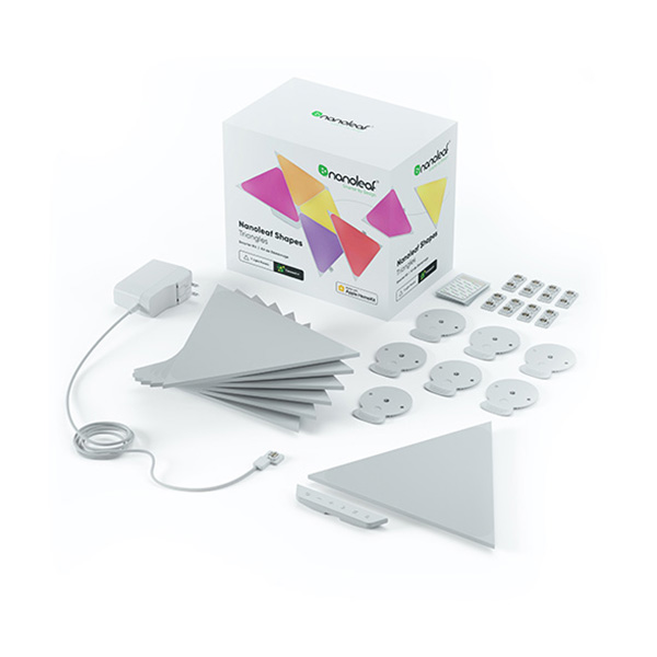 Buy Nanoleaf Shapes Triangles 9 Pack Touch Enabled Online at Low